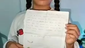 Una pequeña niña de 5 años conmovió a todos con su carta para Papé Noel / Facebook. Noticias Doradita Regional