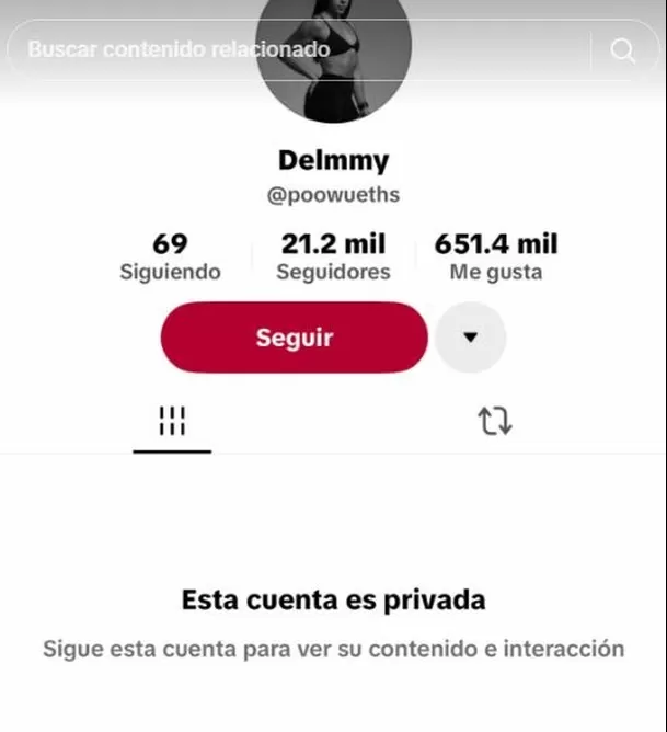 La entrenadora decidió poner en privado su cuenta de TikTok La entrenadora decidió poner en privado su cuenta de TikTok