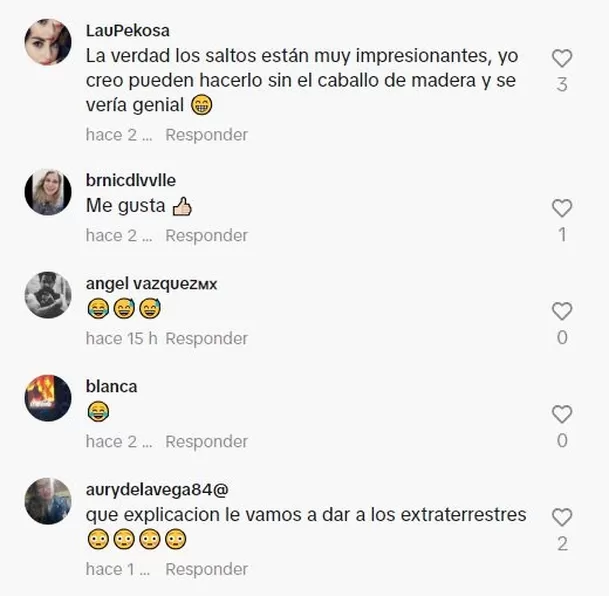 Comentarios sobre la "equitación vegana" / TikTok