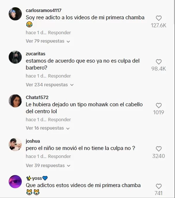 Usuarios en TikTok salieron a favor del barbero. Foto: TikTok