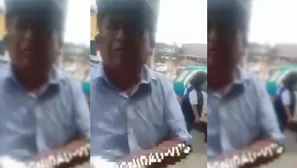 Un sujeto se hizo pasar como damnificado /  Video: @FBlanquirroja