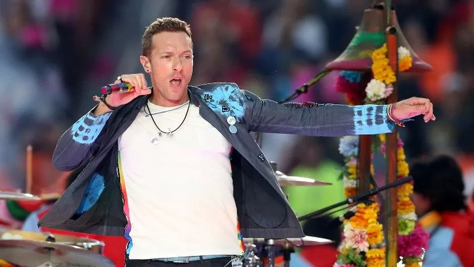 Chris Martin de Coldplay. (Vía: AFP)