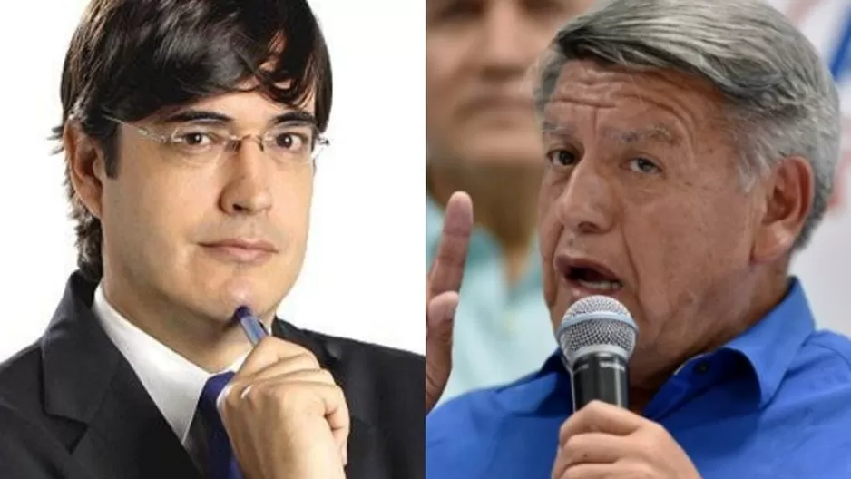 Jaime Bayly y César Acuña. (Vía: Twitter) Jaime Bayly y César Acuña. (Vía: Twitter)