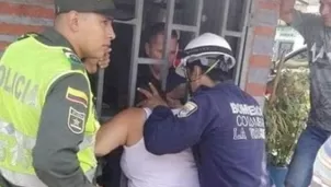 Facebook: mujer quedó atrapada entre rejas por intentar saber qué hacía su vecina. Foto: Facebook Radio La Roca FM 103.9