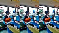 Músico sorprende con su voz en buses de Lima. Video: Facebook 'Dilo sin roche'