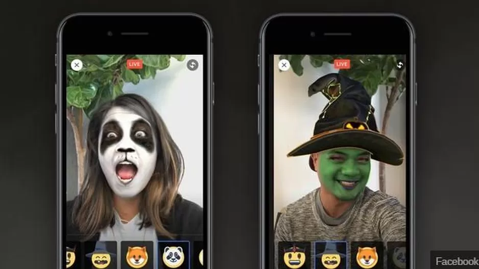 Facebook tendrá filtros para Halloween. (Vía: Twitter)