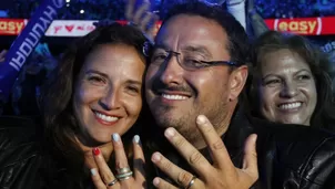 Ra&uacute;l Guti&eacute;rrez y su pareja en Vi&ntilde;a del Mar 2016. Foto: Agencia Uno