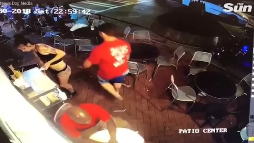 Facebook viral: mesera golpeó a cliente que la acosó sexualmente