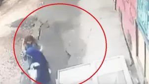 El aterrador video del hecho caus&oacute; gran impacto en Facebook y ya cuenta con miles reproducciones. (Foto: Captura/Video: Canal N)