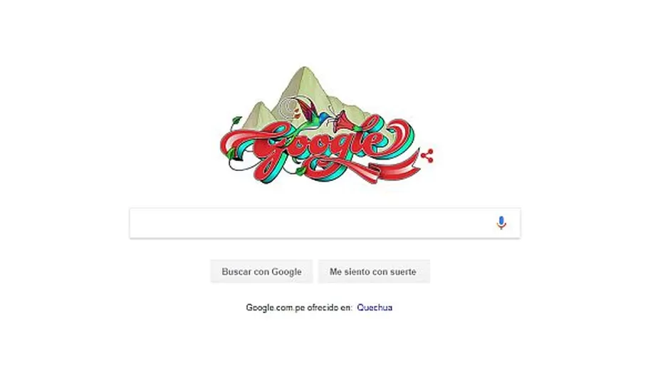 “El Doodle de hoy, obra del artista invitado Elliot Tupac" / Foto: Google