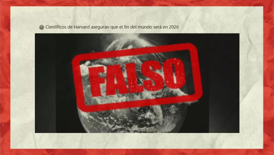 Circula una fake news sobre el fin del mundo / X