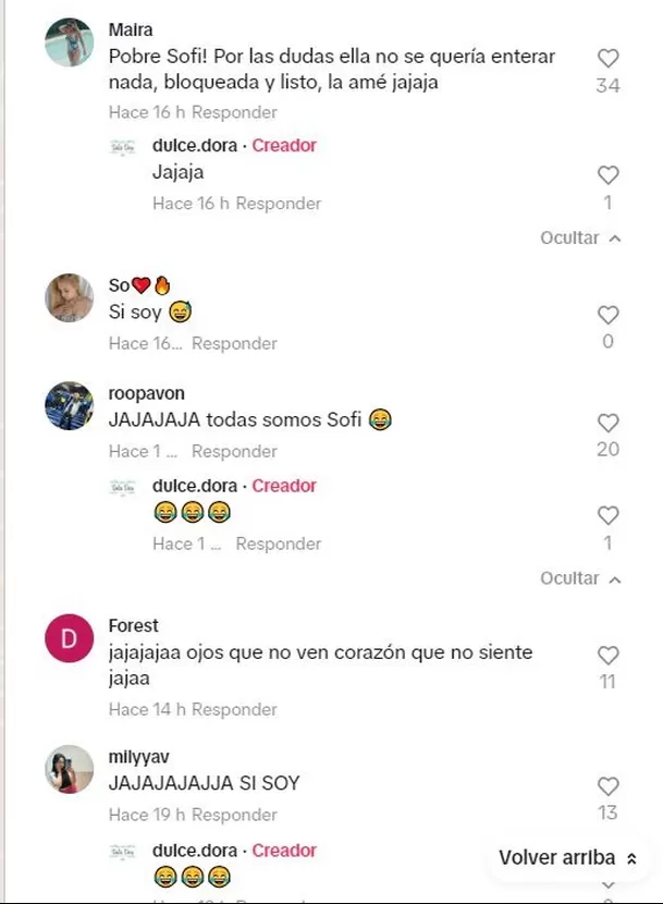 Muchas usuarias se identificaron con Sofía / TikTok