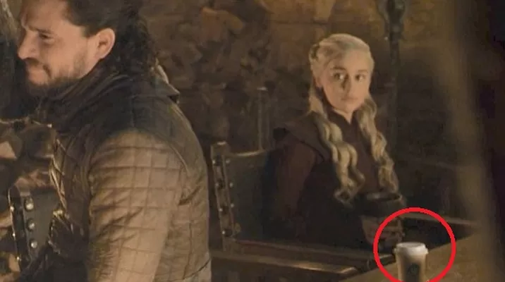 Game of Thrones: vaso de Starbucks aparece en escena de la serie y desconcierta a fans. Foto: captura