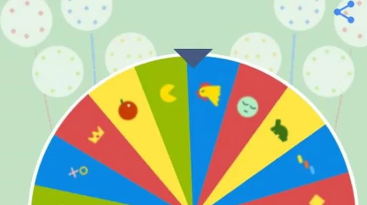 Ruleta de la suerte de Google. Ruleta de la suerte de Google.