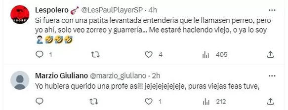 Reacciones ante el "perreo" de profesora y alumno / Twitter