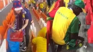 Mundial Rusia 2018: hinchas de Japón y Senegal recogieron basura de los estadios