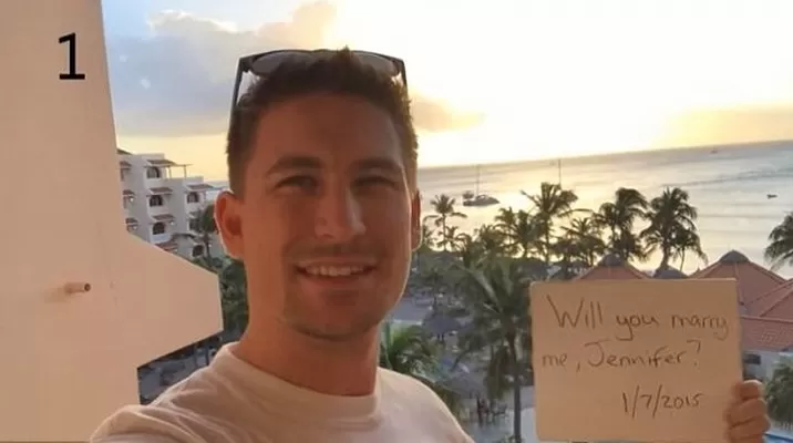 Hombre le propuso matrimonio a su novia durante un año y ella no tenía idea Hombre le propuso matrimonio a su novia durante un año y ella no tenía idea