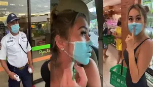 Indonesia: Youtubers enfrentan deportación porque uno de ellos entró a tienda con una mascarilla falsa. Foto: Captura / Video: Instagram / @niluhdjelantik