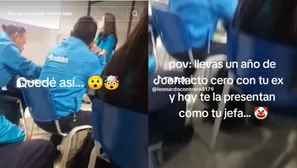 Joven quedó en shock al saber que su ex es su nueva jefa / TikTok: @ leonardocontrera8179