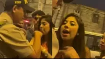 TikToker Zully genera controversia por amenazar a un policía / TikTok / @cuchitoclip