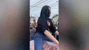 Instagram viral: Esposa despide a su pareja bailando reguetón sobre su ataúd. Foto: Captura