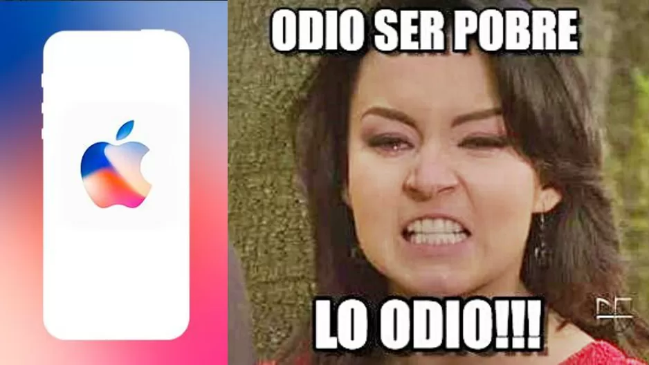 Los memes que que deja el lanzamiento del iPhone X. Fotos: Twitter