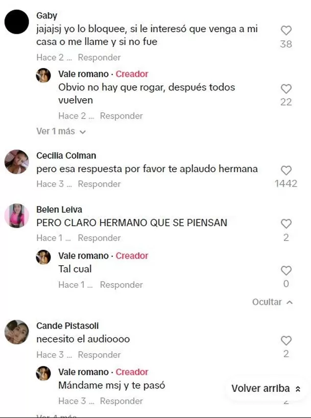 La joven recibió incontables mensajes tras su respuesta a joven que le dijo que la extrañaba / TikTok