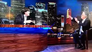 Jaime Bayly discutió en vivo con periodista venezolano Rafael Poleo. Captura: YouTube 'Marco Augusto Quiñones'