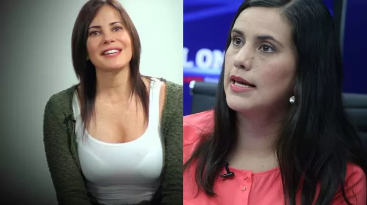 Karina Calmet y Verónika Mendoza. (Vía: El Comercio) Karina Calmet y Verónika Mendoza. (Vía: El Comercio)