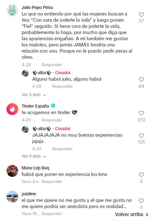 Las reacciones ante el "cv de soltera" no se hicieron esperar