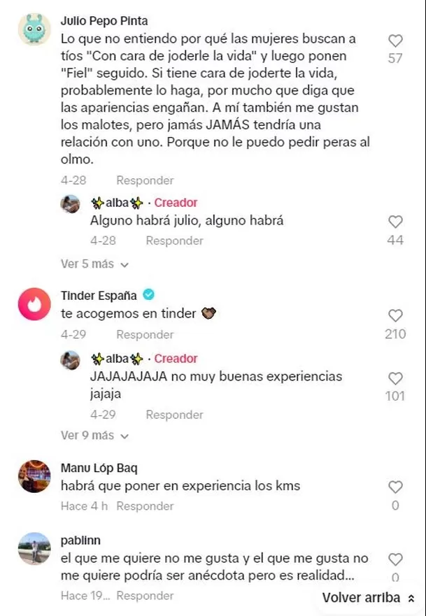 Las reacciones ante el "cv de soltera" no se hicieron esperar