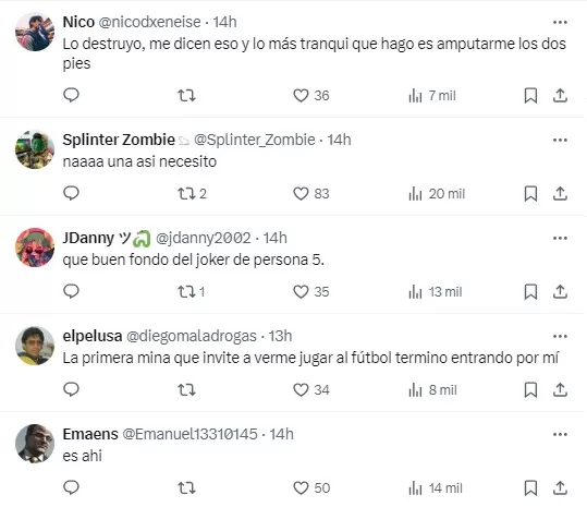 Inusual respuesta de mujer a su novio tras verlo jugar fútbol. Foto: X