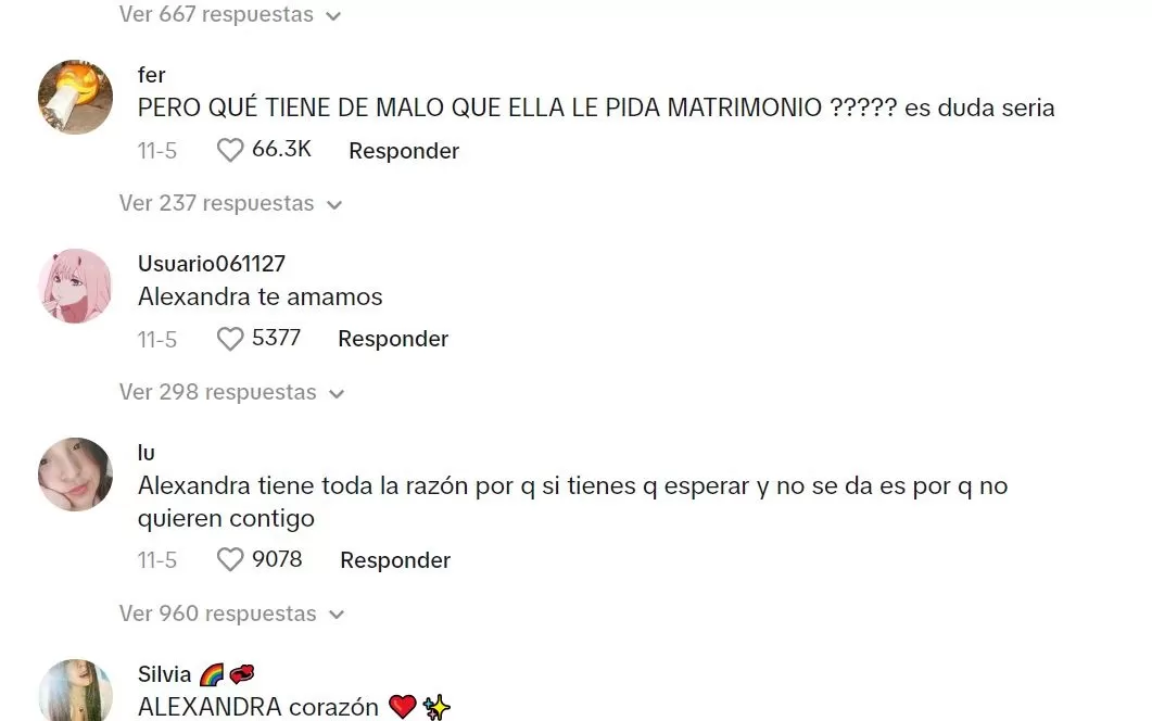 Opiniones divididas sobre pedida de matrimonio de una joven a su pareja / TikTok