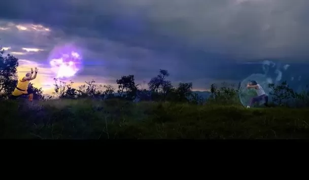 Algunas escenas de 'La Leyenda de Gokú' incluyen el mítico ‘Kame hame ha’ / Captura