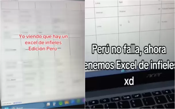 La llamada 'lista negra de las girls' fue uno de los documentos más comentados en redes peruanas. Foto: TikTok