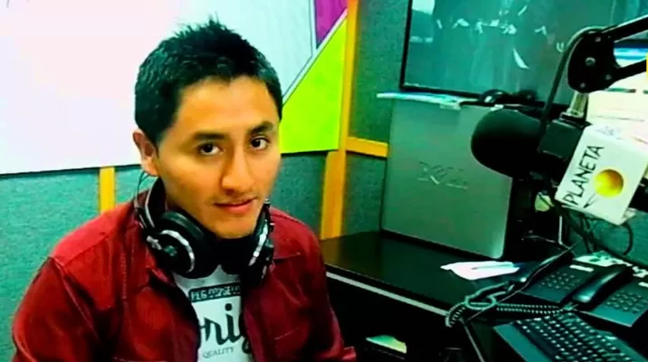 Pablo Tomairo, locutor de radio. Imagen: YouTube Pablo Tomairo, locutor de radio. Imagen: YouTube