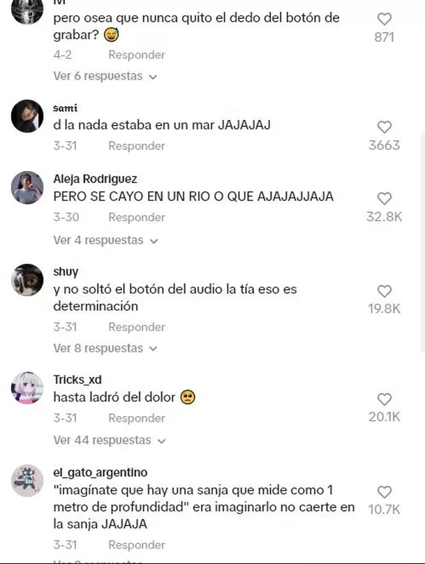 Los usuarios quedaron sorprendidos porque la joven nunca dejó de grabar su audio / TikTok 