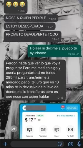 Mujer evitó estafa por WhatsApp con hilarante respuesta / X 