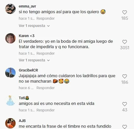 Comentarios en TikTok