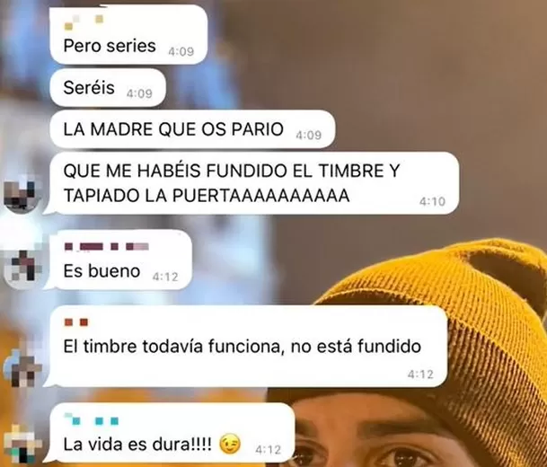 La reacción de la novia ante lo sucedido / Captura