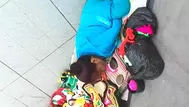 Mira cómo una mujer sin manos realiza hábilmente bordados en Chiclayo