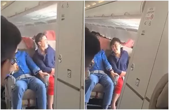 ¡Momentos de angustia! Hombre abrió puerta de avión en pleno vuelo