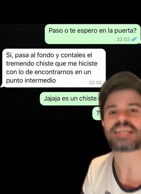 Finalmente, Cande plantó al chico de la peor manera / TikTok @chacalboggian