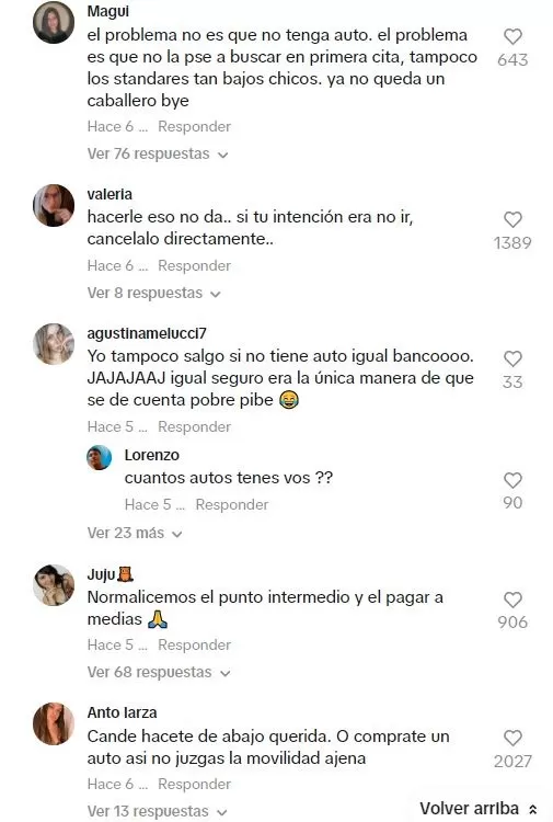 Opiniones divididas por joven que plantó a un chico por no tener carro / TikTok