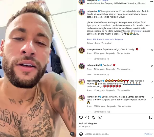Muere a los 39 años Naty Potira, influencer brasileña apasionada por el fútbol. Foto: Instagram @natypotira Muere a los 39 años Naty Potira, influencer brasileña apasionada por el fútbol. Foto: Instagram @natypotira