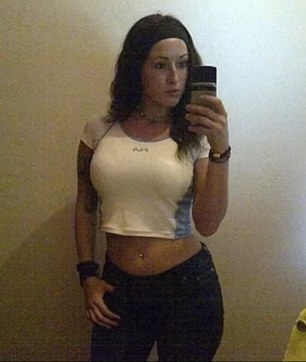 El antes de la influencer Mary Magdalene / Instagram vía Daily Mail El antes de la influencer Mary Magdalene / Instagram vía Daily Mail