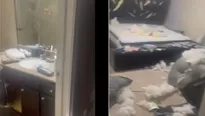 Mujer destrozó casa de su novio por no regalarle nada en San Valentín. Fotos y video: X