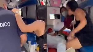 Mujer intentó impedir que atiendan a su novio accidentado porque no le dio clave de su celular