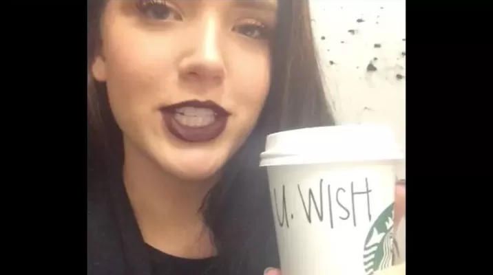 Ella le dijo al barista de Starbucks que se llamaba Beyonce. (Vía: Vine) Ella le dijo al barista de Starbucks que se llamaba Beyonce. (Vía: Vine)