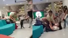 Mujer y su hija pelean con supuesta amante en centro comercial